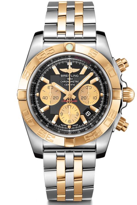 breitling chronomat 44 stahl gold